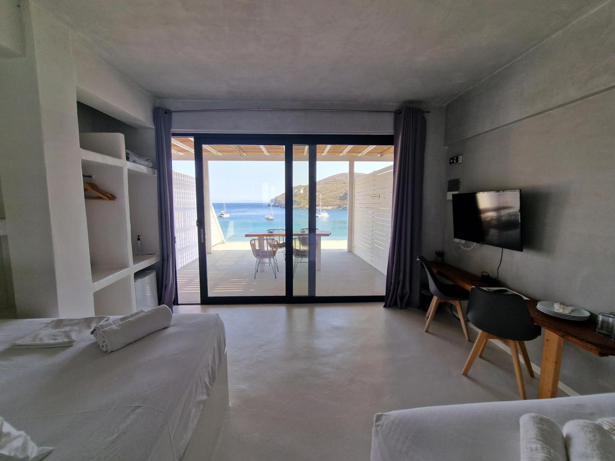 Spathi Beach Suites Kea חדר תמונה